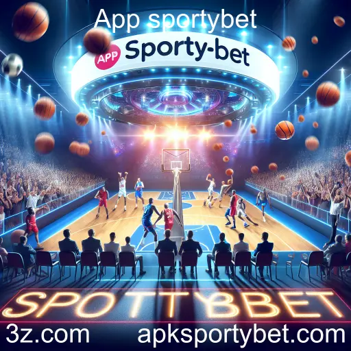 Imagem promocional da App sportybet mostrando a plataforma e suas vantagens